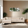 Atelier Del Sofa Como Eco Left - Beige, Black
